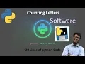 Python Count Occurrences of Letters Words and Numbers in Strings Py to exe python software