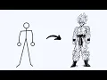 Download Lagu How To Draw Goku | Easy Step By Step | Anime Drawing | Dragon Ball Z |