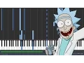 Do You Feel It? - Chaos Chaos - Rick and Morty Ending [Piano Tutorial] (Synthesia)