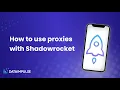 Configuring proxies in Shadowrocket iOS Android step-by-step tutorial