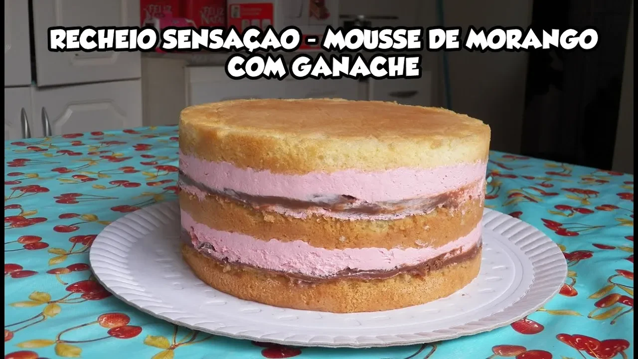 MOUSSE DE MORANGO COM LEITE NINHO -PODE VARIAR O SABOR - SOBREMESA INCRÍVEL E FÁCIL- Isamara Amâncio