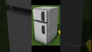 كيف تسوي ثلاجة في ماين كرافت بدون تطبيقات 