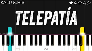 Kali Uchis Telepatía EASY Piano Tutorial 
