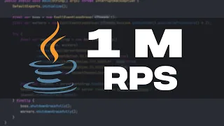How to build a Java HTTP API that takes 1M requests per second