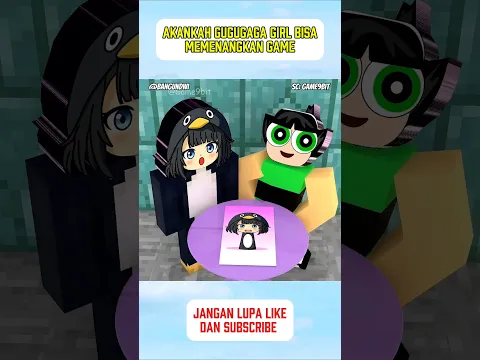 akankah gugugaga girl bisa menangkan game #minecraft #roblox #shorts