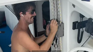 Sailing around thailand, boat projects, and touring @DawnHunters cool aluminum catamaran.