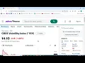 Stock Price and VIX Data from Yahoo Finance