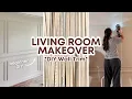 Beginner Friendly DIY Picture Frame Molding Adding Character to Our Living Room With Box Trim