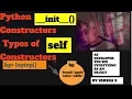 TYPES OF CONSTRUCTORS IN PYTHON