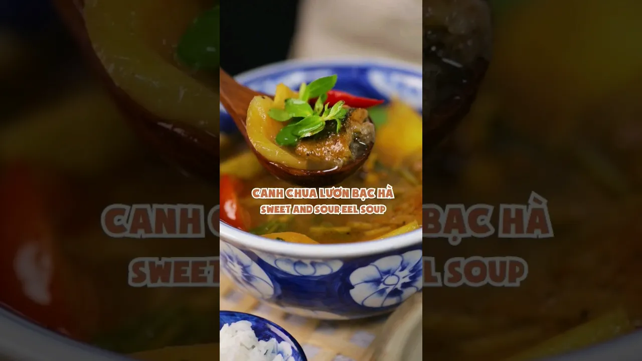  Sweet and sour eel soup #vietnamesefood #asianfood #shorts #vietnameserecipes