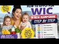 How to apply for WIC in New Hampshire step by step