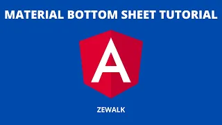 Angular Material Bottom Sheet Tutorial Angular Material 12