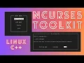 Ncurses Toolkit in C for Linux early demo