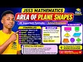 JSS3 Mathematics Area of Plane Shapes All Important Formulas Solved Examples