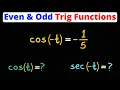 Evaluate Even Odd Trig Functions Eat Pi
