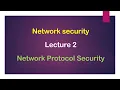 Network Protocol security Lecture 2