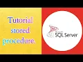 Tut how to create stored procedure SQL TUTORIAL 3 Tagalog