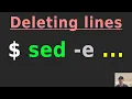 Deleting Specific Lines in a File with sed or yq