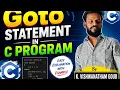 Goto statement in C program example program for goto in C