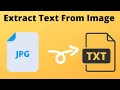 HOW TO EXTRACT TEXT FROM IMAGE USING pytesseract tesseract-ocr