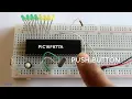 Push button switch with pic microcontroller