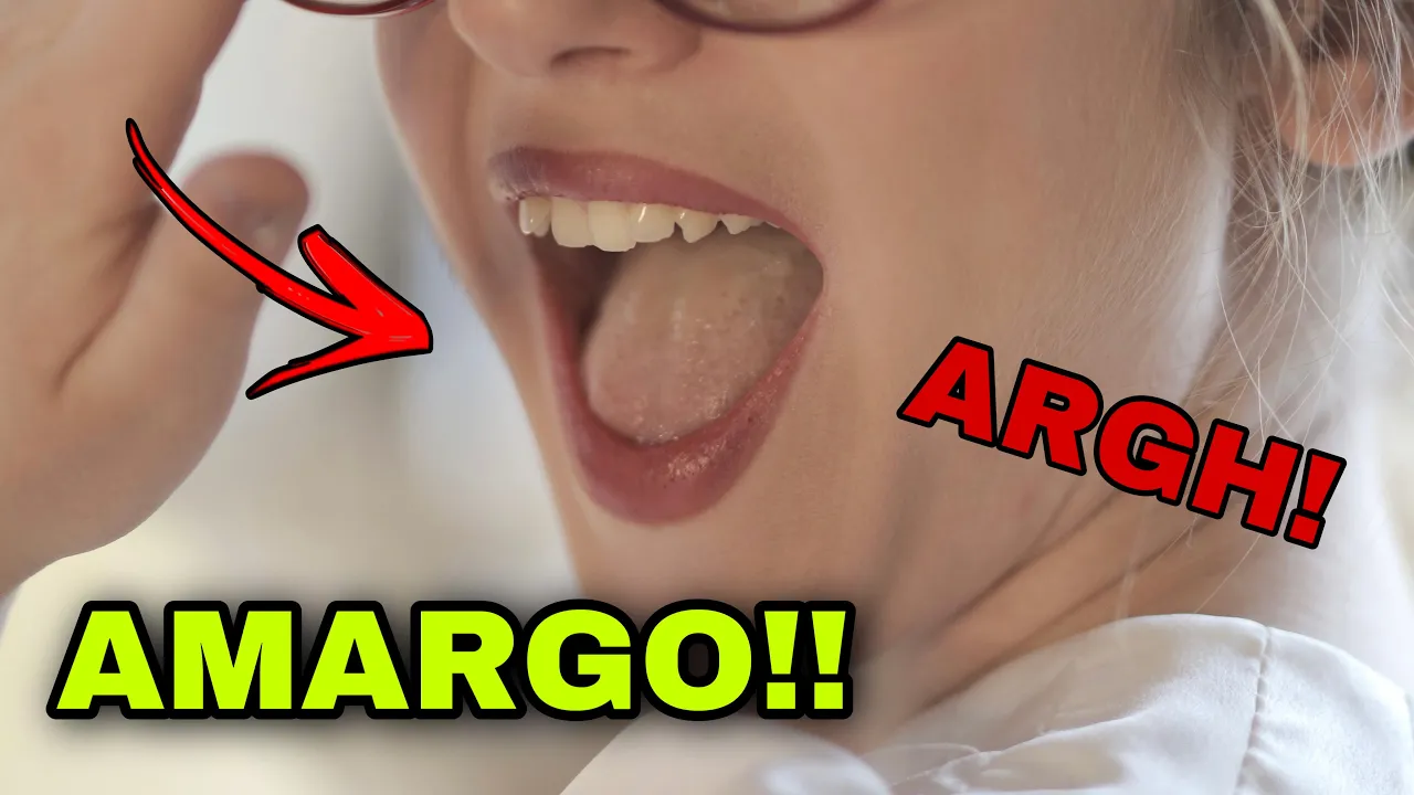 GOSTO AMARGO NA BOCA? 10 CAUSAS e COMO RESOLVER EM 6 PASSOS