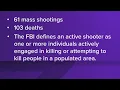 50 increase in active shooter incidents from 2020 to 2021 FBI reports
