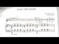 Into the Night (Clara Edwards) - G Major Piano Accompaniment - Karaoke