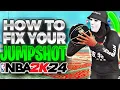 HOW TO FIX YOUR JUMPSHOT ON NBA 2K24 CURRENT GEN BEST JUMPSHOTS SHOOTING SECRETS ON NBA 2K24