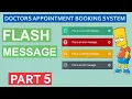 Showing errors with Flash message Node js Doctor s appointment booking system - Part 5