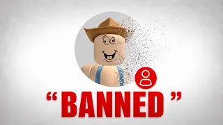 roblox actually banned him..