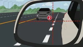 استخدام المرأة الجانبية لتغيير المسار  استخدام المرأة الجانبية لتغيير المسار