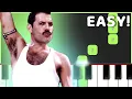 Download Lagu We Will Rock You - Queen | EASY ONE HAND Piano Tutorial