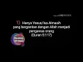 Download Lagu 10 bukti YESUS KRISTUS adalah TUHAN di alquran