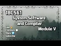 18CS61 - SS and CD