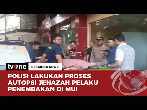 Jenazah Pelaku Penembakan di Kantor MUI Pusat Tiba di RS Polri