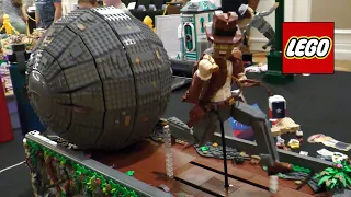 Motorized LEGO Indiana Jones Boulder Chase Scene