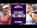 Lagu Dramatic 3 Hour Match 🫨 | Emma Raducanu vs. Aryna Sabalenka 2025 Cincinnati Round 3 | WTA Full Match