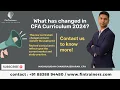 CFA 2024 Curriculum Changes