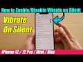 Lagu iPhone 12/12 Pro: How to Enable/Disable Vibrate on Silent