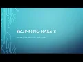 Rails 8 - Part 4