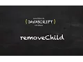 10 Curso gratis de Javascript DOM removeChild