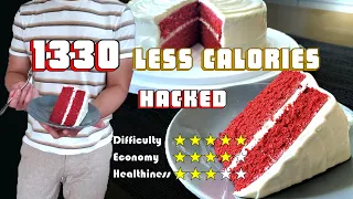 Most Delicious with Lowest Calories? Just Follow This Recipe. Red Velvet Cake Cream Cheese Frosting