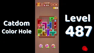 Catdom Color Hole Level 487 Screenshot