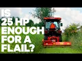FUNNY TOP FLAIL MOWER 62 WIDE ON A 25HP TRACTOR
