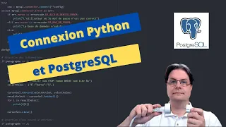 Base de donnees PostgreSQL et Python psycopg2