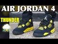Air Jordan 4 Thunder 2023 Review On Feet What You Should Know