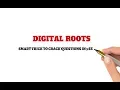 DIGITAL ROOTS - smart way to find the correct answer in quantitative exams