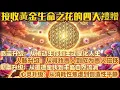 接收黃金生命之花的四大禮贈｜命運升級：從被動生存到主動顯化人生｜人脈升級：從尋找貴人到成為貴人磁鐵｜財富升級：從追逐金錢到豐盛自然流淌｜心靈升級：從消耗性焦慮到創造性平靜｜吸引力法則調頻能量音樂