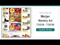 Meijer Weekly Ad 26 - 26 Top Deals